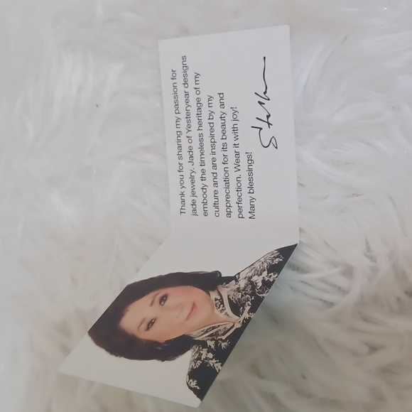 Jade of Yesteryear Jade and Silver Necklace NEW - Picture 9 of 11